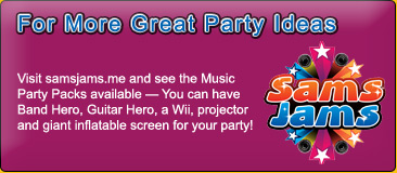 Visit samsjams.me for Music Party Packs